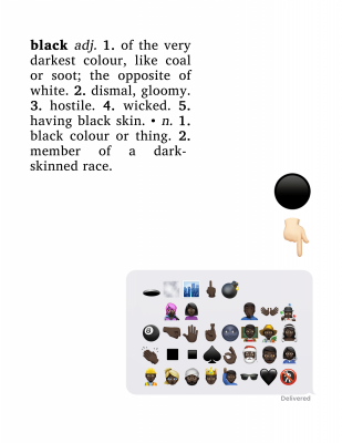 Texts with Oxford (race and sexual orientation) [Black], 2017